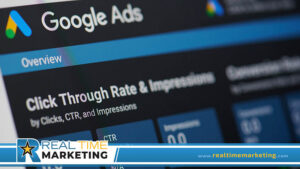 Google Adwords Menu on Screen Device