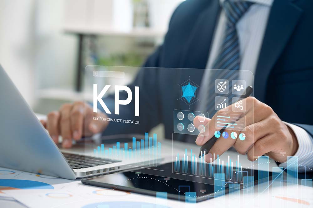 dashboard showing Google local campaign performance metrics